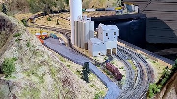 Tehachapi loop,  Caliente,  Cable and now Monolith on 4 HCDs in N scale.