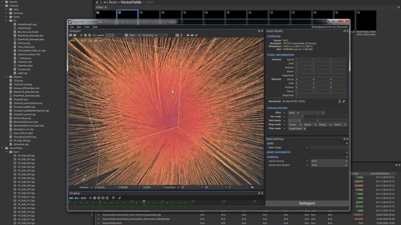 Importing Animated Vector-Fields in PopcornFX - YouTube