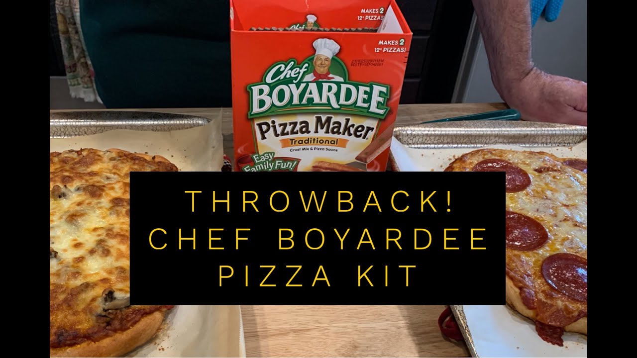 Lot Of 2-CHEF BOYARDEE Traditional PIZZA MAKER KIT-Crust Mix