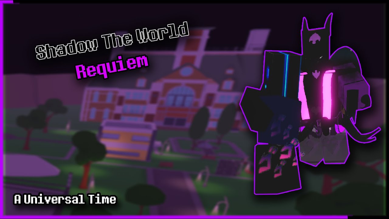 Shadow The World Requiem Showcase A Universal Time Youtube - time roblox wiki a universal time