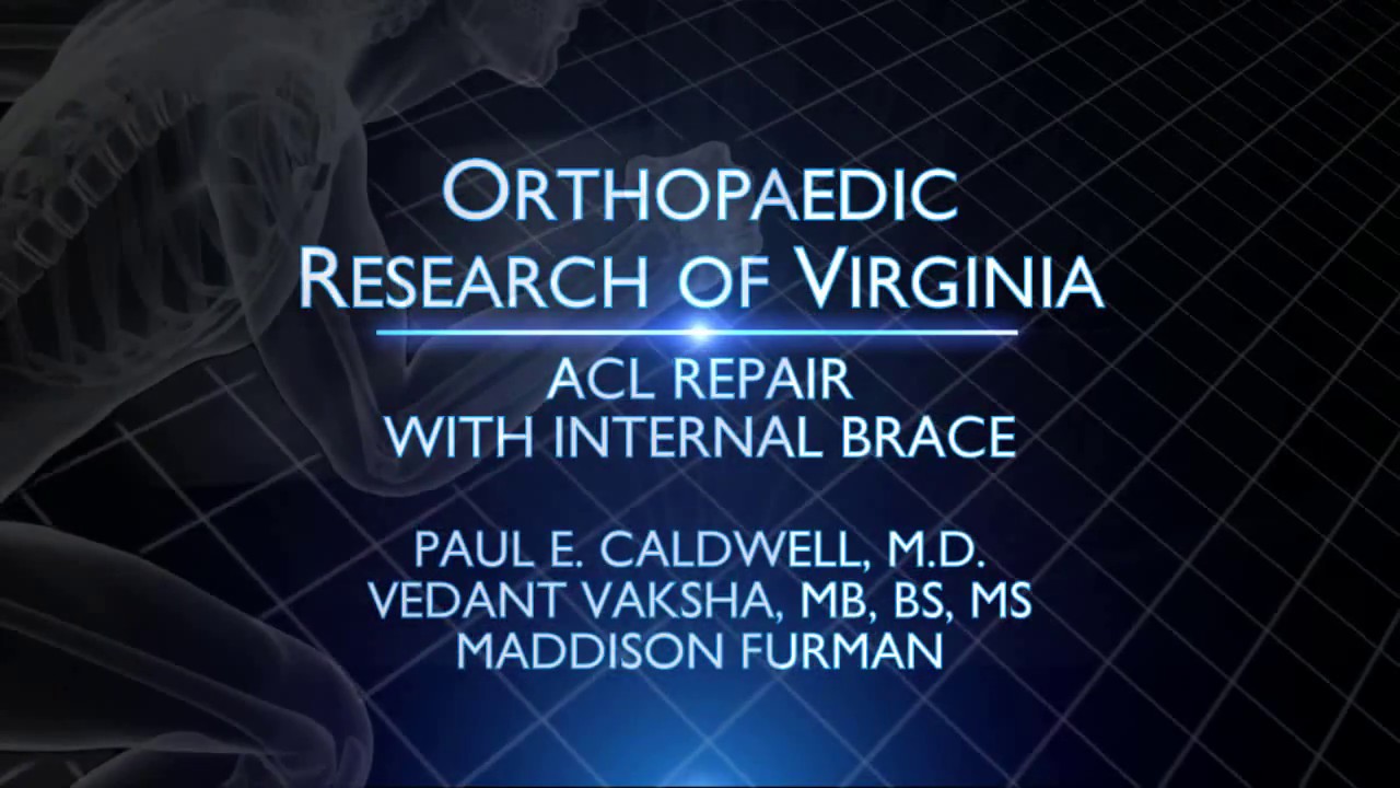 ACL Repair With Internal Brace YouTube
