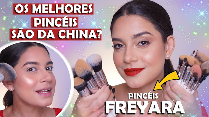 TESTEI UM KIT *ENORME* DE PÍNCEIS FREYARA - Vale a pena??