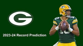 JP Football Fanatics: Green Bay Packers 2023-2024 Record Prediction