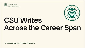 CSU Writes Across the Career Span