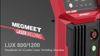 Megmeet Lux Aircooled Handheld Laser Welding Machine lux8001200