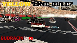 iRacing "Oval YELLOW LINE Rule"    I  How It REALLY Works.