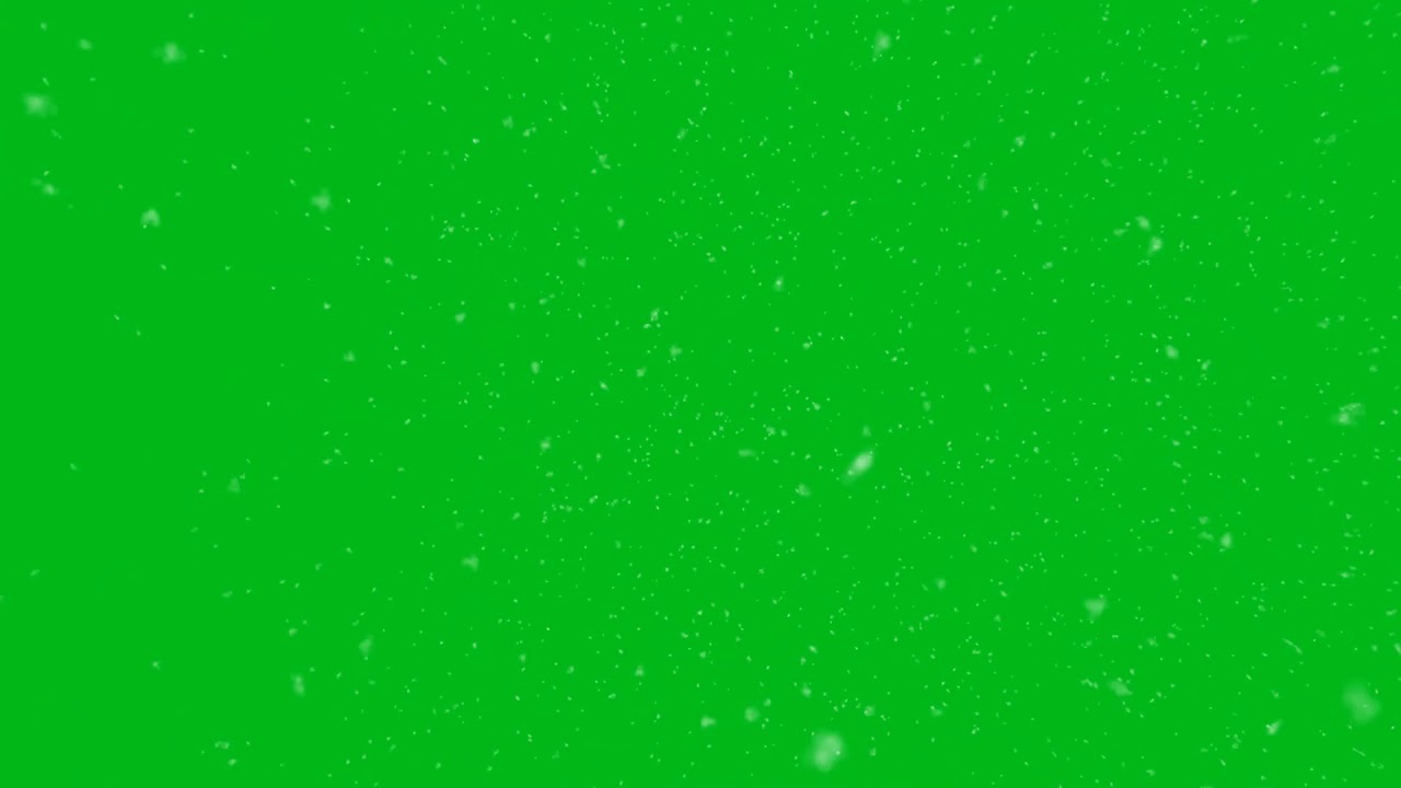 Green Screen Snow YouTube
