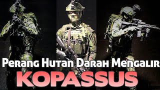 SANGAR, Loreng Perang Hutan Darah Mengalir Baju Tempur Kopassus