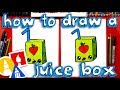 How to draw a funny juice box