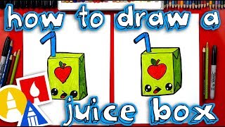 how to draw a funny juice box for valentines day