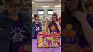 All the Things Bag + Bee Garden Fabric from Gingiber