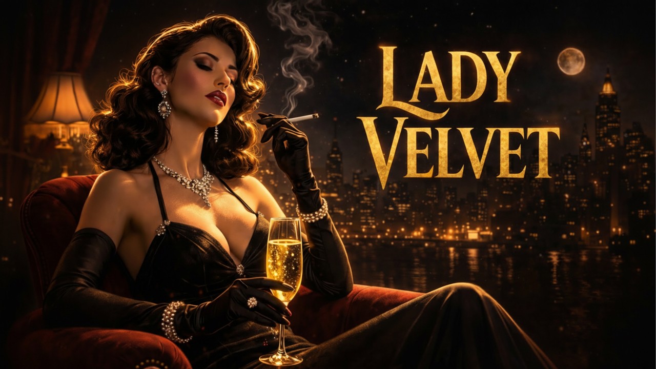 Lady Velvet — The Night Still Remembers | 1940s Noir Jazz for Endless Nights