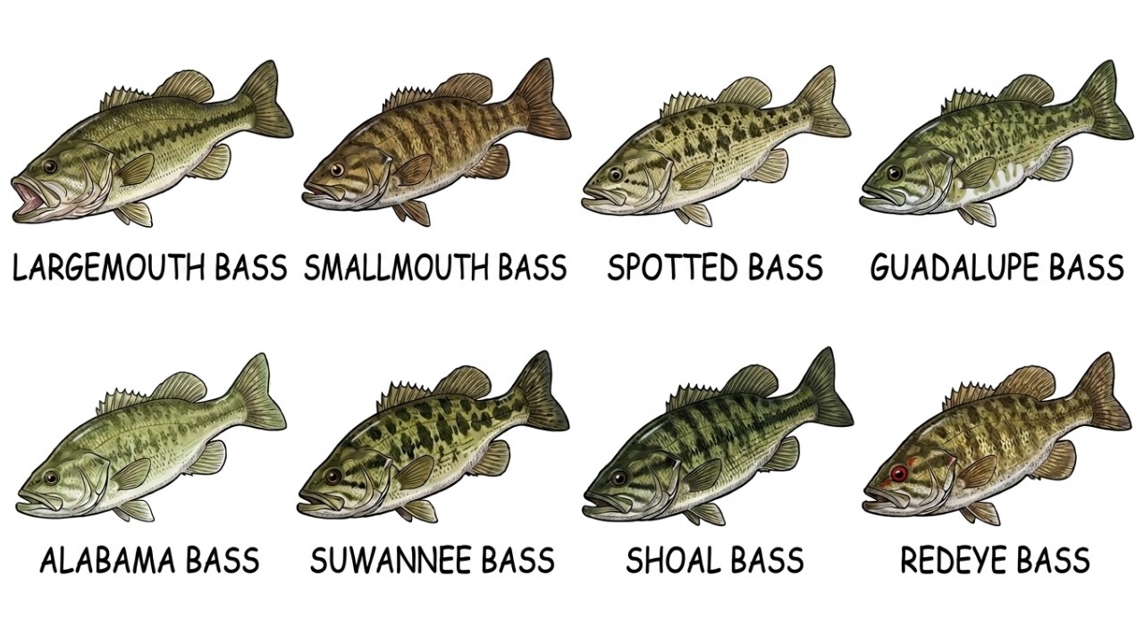 Every Black Bass Species Explained In 10 Minutes