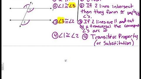 Unit 3 - Lesson 2-2 Proofs with Parallel Lines