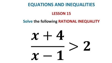 Solving rational and quadratic inequalities| A level rational inequalities #wjecmaths
