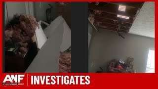 Her ceiling collapsed in her rental home. Who’s responsible for repairs?