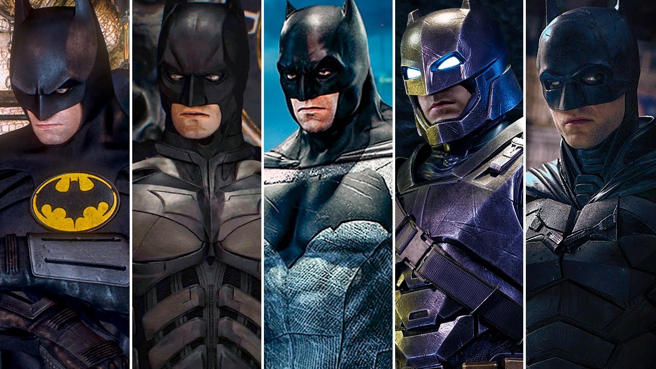 Arriba 34+ imagen all batman suits movies - Abzlocal.mx