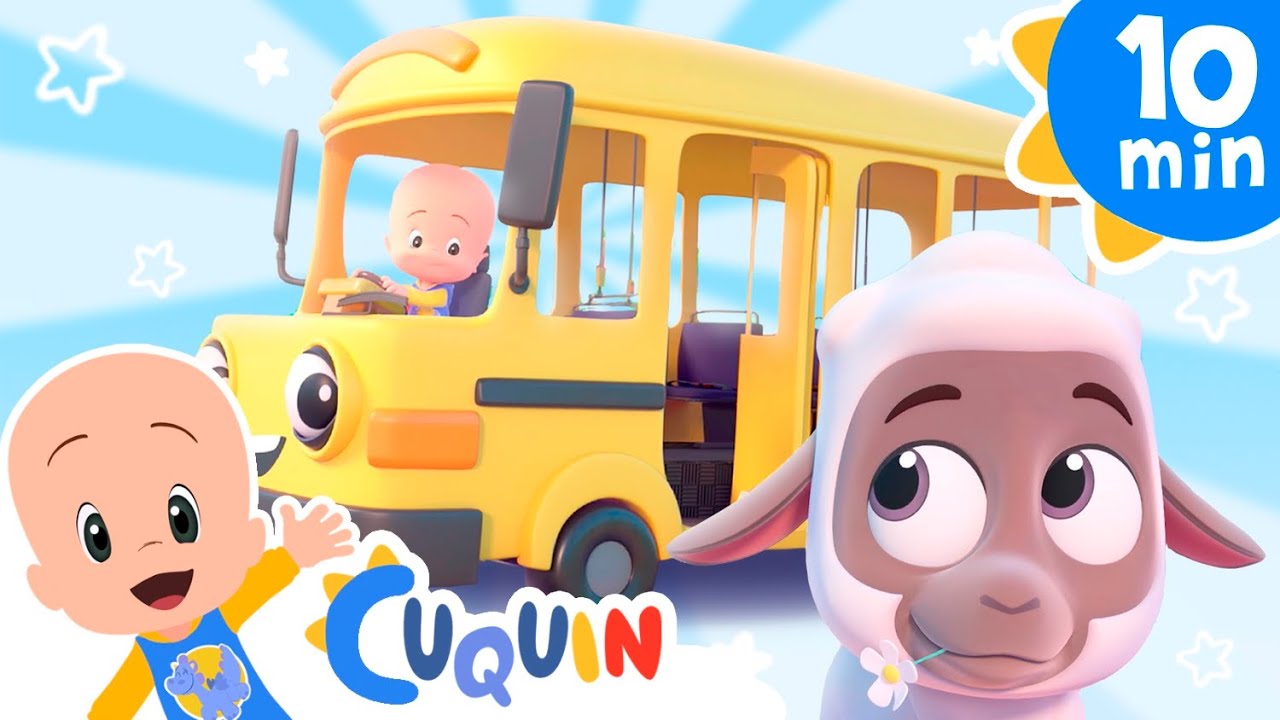 Animais sobre rodas no ônibus | Cante junto com Cuquín