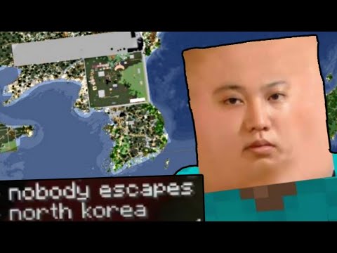 I Trapped My Subscribers In North Korea Until They Built A Paradise - Minecraft World Map Server