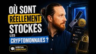 Où sont réellement stockés les cryptomonnaies ? (spécial débutant)