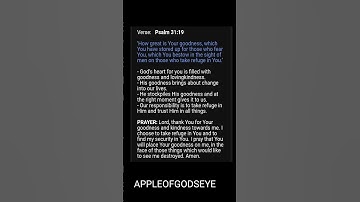 APPLE OF GOD