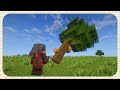 マイクラの木に物理法則を教えてあげよう!そんで木こりを危険に晒そう!【データパック】