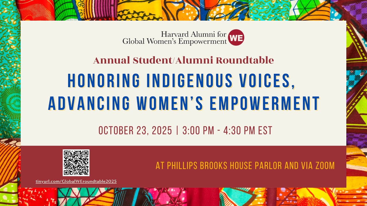 Annual Student Alumni Roundtable: Honoring Indigenous Voices, Advancing Women’s Empowerment