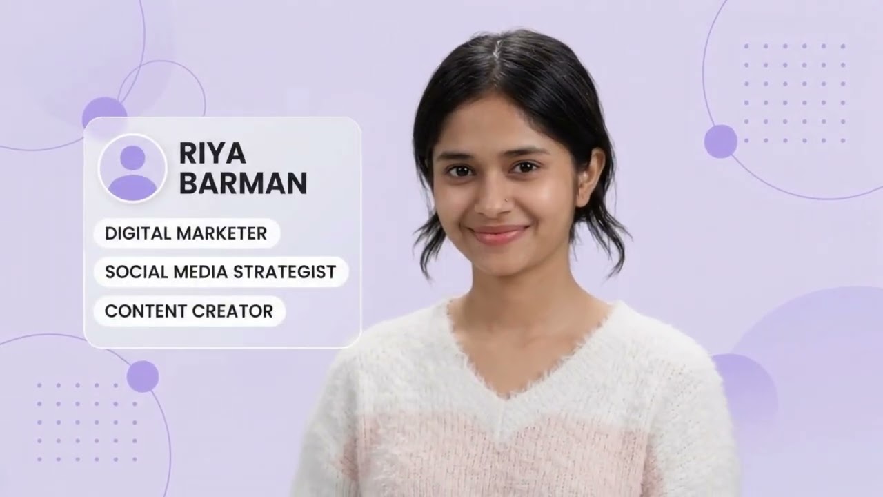 Hi, I’m Riya Barman | Digital Marketer, Social Media Strategist & Content Creator