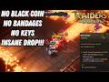 NO BLACK COIN! NO BANDAGES! NO KEYS! INSANE GEAR DROP! CHALLENGE! Raiders of Blackveil