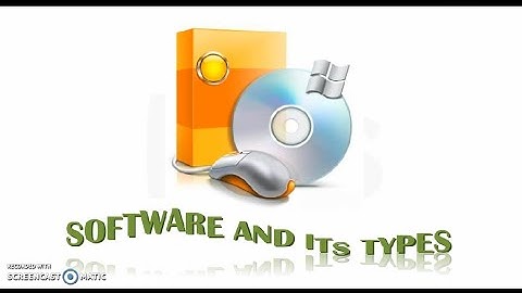 Class 5 ch 1 Icon7  Part1 (Software and Its Types)