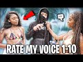 Letting Girls RATE Me By The SOUND of My VOICE 👀😍 | PART 2