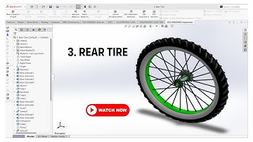 Creating a Bicycle Rear Tire in SolidWorks | Part 3 of 3D Modeling Series