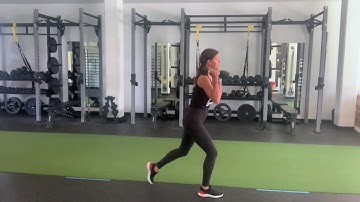 DB Lunge to Curl to Press