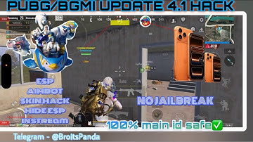PUBG LATEST 4.1 IOS HACK || HOW TO HACK BGMI || BGMI/PUBG NO JAILBREAK ANTIBAN ESP,AIMBOT,SKINHACK 