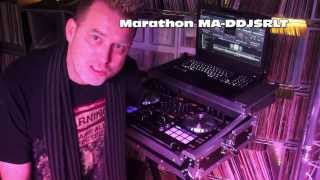 Pioneer DDJ-SR wrapped up in a Marathon Case w/ Laptop Stand