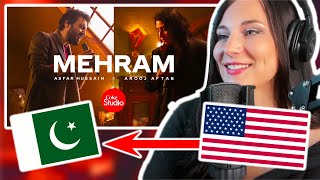 US 🇺🇸 SINGER-SONGWRITER REACTS TO MEHRAM | COKE STUDIO 🇵🇰 | SEASON 14 | ASFAR HUSSAIN X AROOJ AFTAB