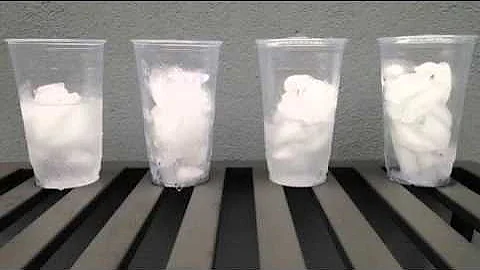 Ice melting experiment