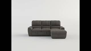 Andes 2 Piece Storage RAF Sectional