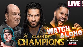 WWE Clash of Champions 2020 - LIVE Watch Along ! 9/27/2020 Roman Reigns !