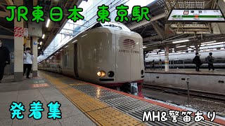 これが日本の中心駅！ さまざまな列車がやってくるJR東日本東京駅 発着集 ミュージックホーン&警笛あり