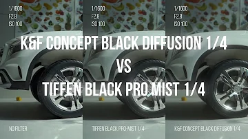 [1/2] Comparison: K&F Concept Black Mist(Diffusion) 1/4 to Tiffen Black Pro-mist 1/4