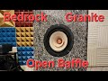 Bedrock audio open baffle granite speakers  hifi speakers