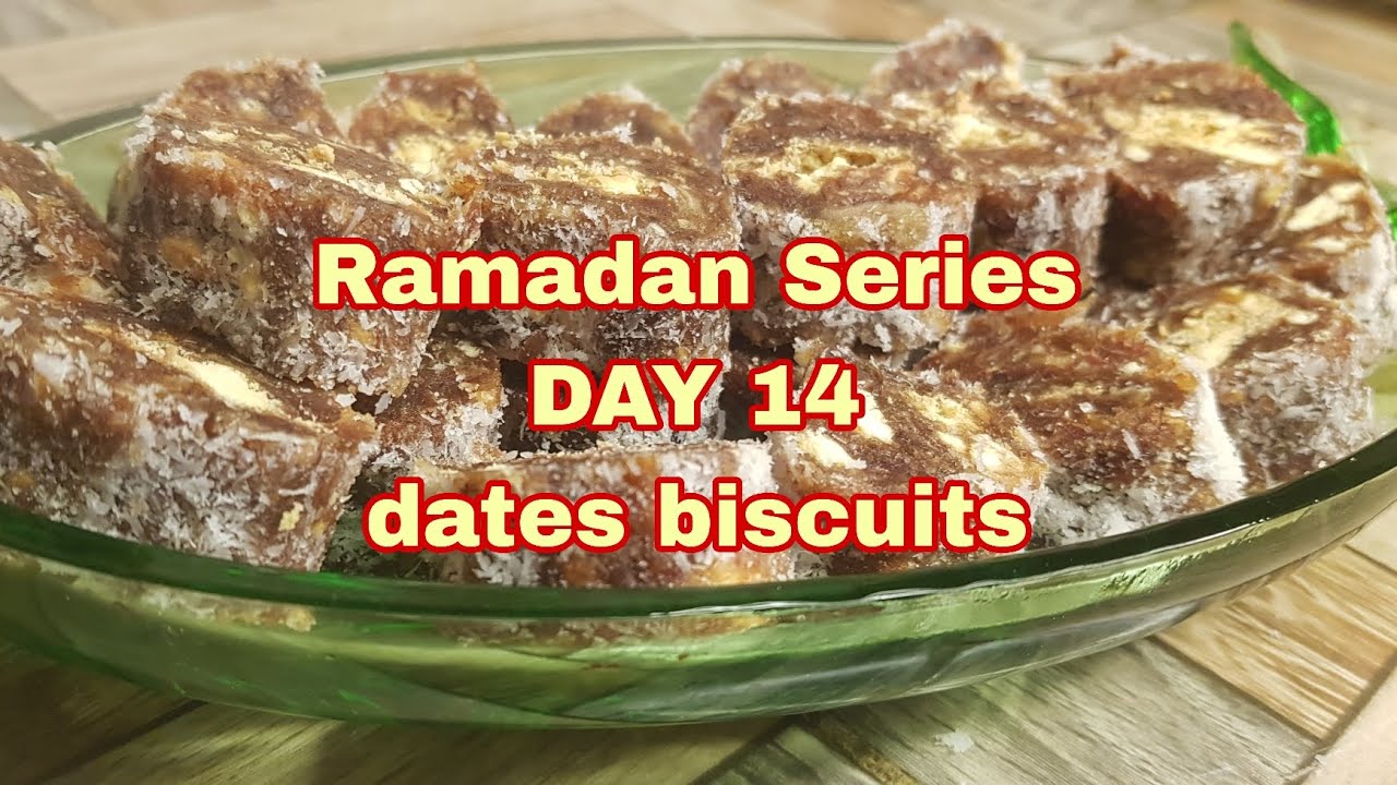 Ramadan Series Day 14 | 3 Ingredient Dates Biscuits | Easy & Healthy Ramadan Snack🎀