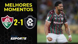 ⚽ FLUMINENSE 2 X 1 REMO | GOLS DE JAJÁ, HULK E SERNA | VIRADA TRICOLOR NO MARACANÃ | BRASILEIRÃO