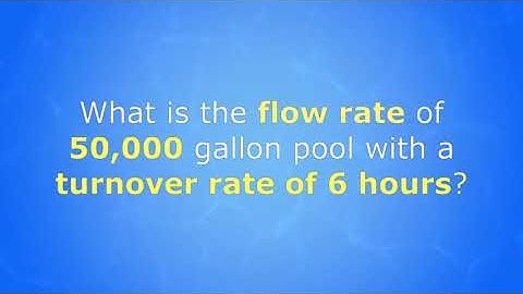 How to Calculate Flow Rate