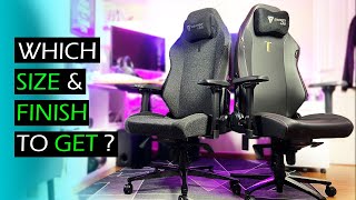 Secretlab Titan Evo 2022 - Size & Finish Guide