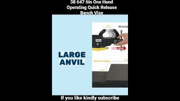 6in One Hand Operating Quick Release Bench Vise #shorts #youtubeshorts
