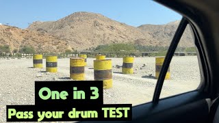 Oman Driving License Test Initial Test Control Test Drum Test