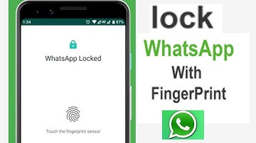 How To Use Whatsapp Fingerprint Lock On Android & IOS| Update 2023