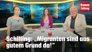 Schilling: „Migranten sind aus gutem Grund da!“ | DAS DUELL krone.tv